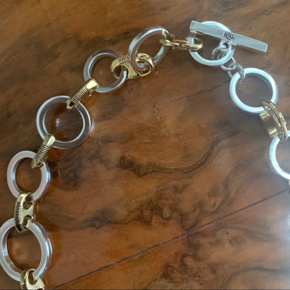 Lauren Ralph Lauren Jewelry - Ralph Lauren Necklace Two Toned  Toggle Closure